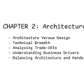 Architectural Thinking: Key Insights from Fundamentals of Software Architecture Chapter 2